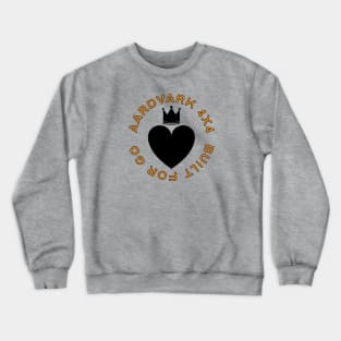 AARDVARK4x4 - HEART AND CROWN Crewneck Sweatshirt